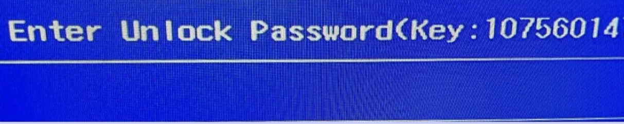 Acer 10 digits bios master password