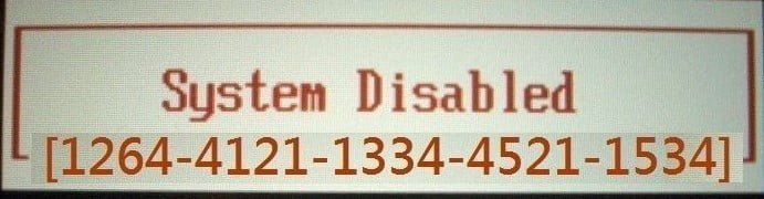 Fujitsu – Siemens 5×4 digits bios master password