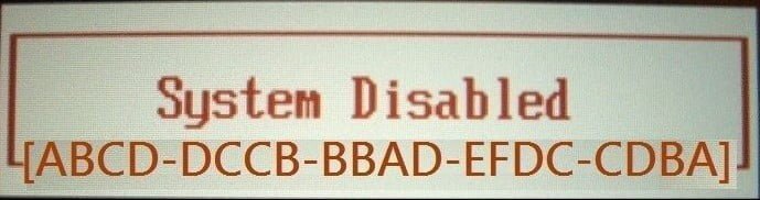 Fujitsu – Siemens 5×4 decimal bios master password