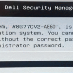 Dell Bios password reset by dump for service tag CF1B