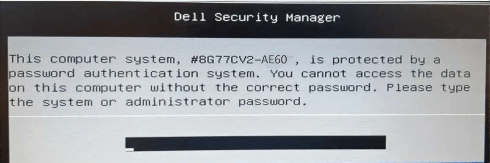 Dell AE60 Bios unlock service by dump